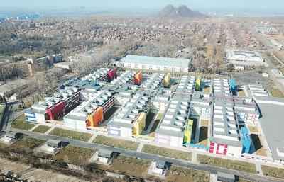 图为3月17日拍摄的北京小汤山医院局部(无人机照片)。新华社记者 鞠焕宗摄 时隔十七载 再战小汤山